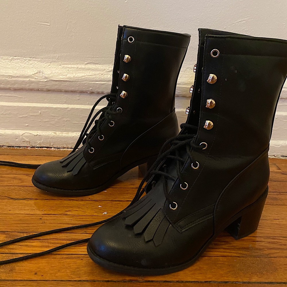 Dolls Kill Oxford Lace Up Boots